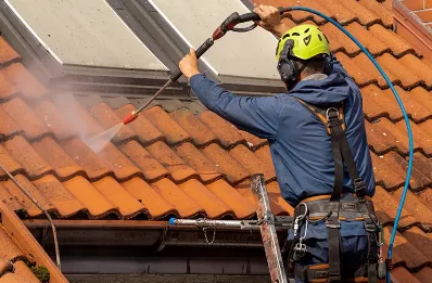 Démoussage et hydrofuge de toiture aux Iffs